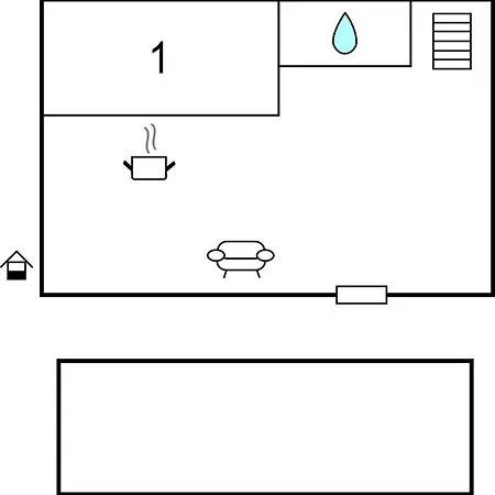 בית נופש In With Kitchen *